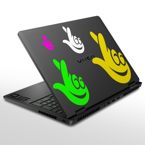 استیکر لپ تاپ