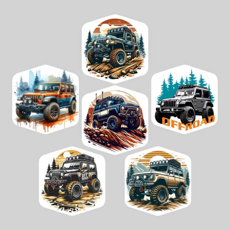 استیکر offroad