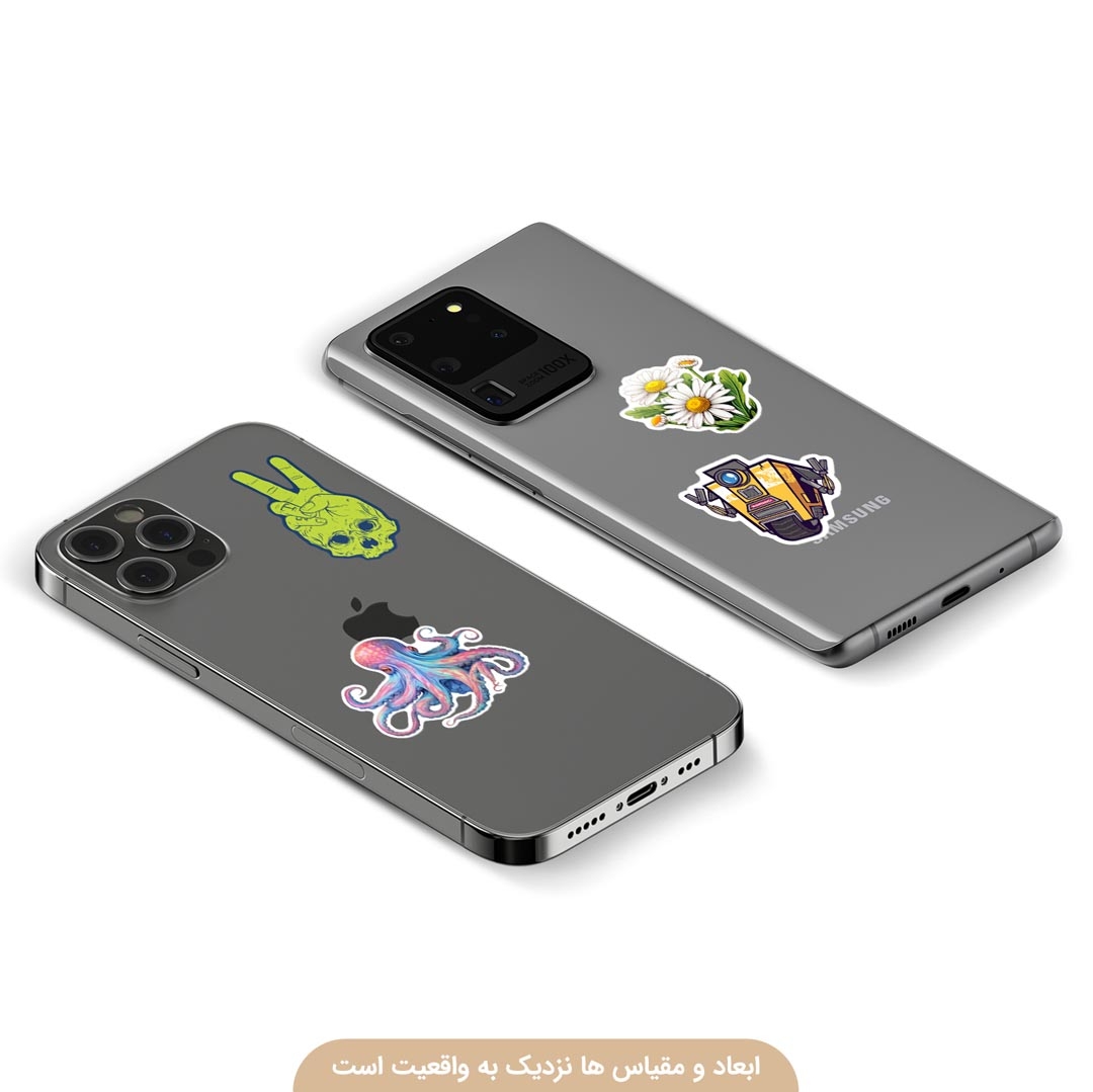  استیکر قاب موبایل 