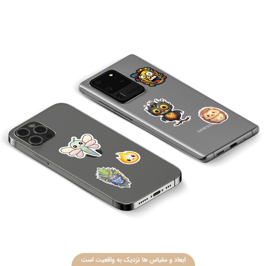  استیکر قاب موبایل 