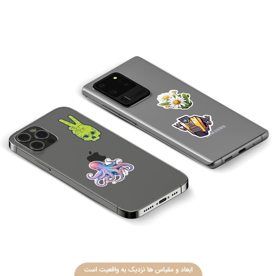  استیکر قاب موبایل 