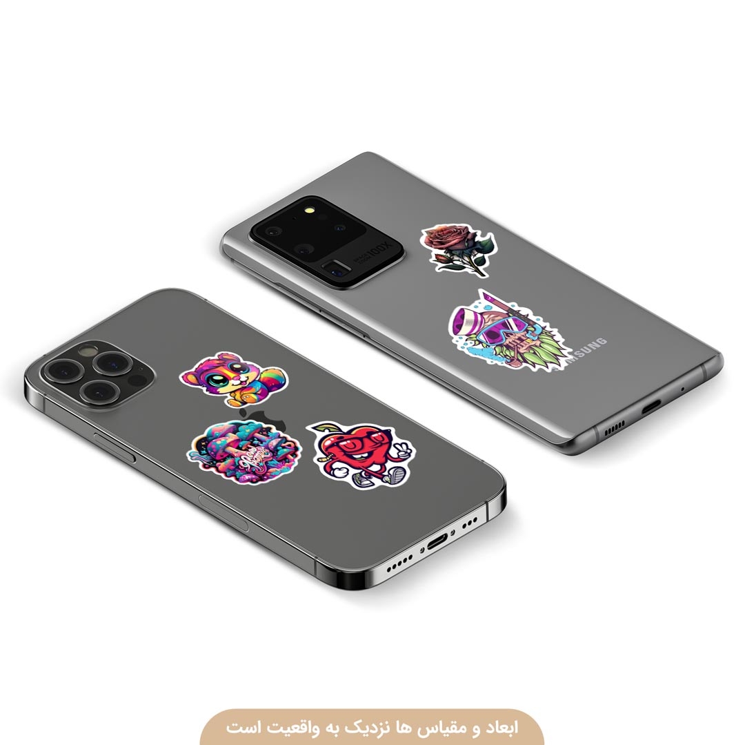 استیکر قاب موبایل 