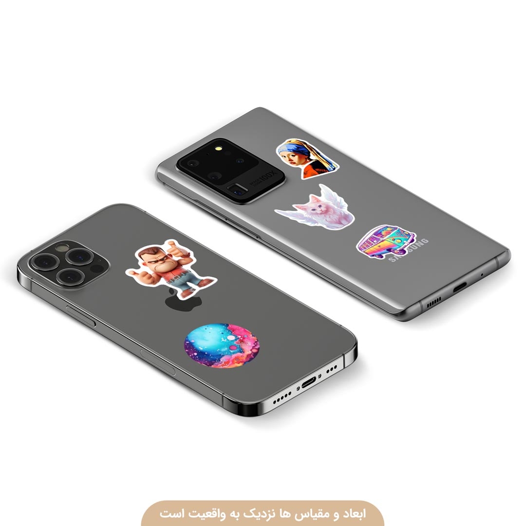  استیکر قاب موبایل 