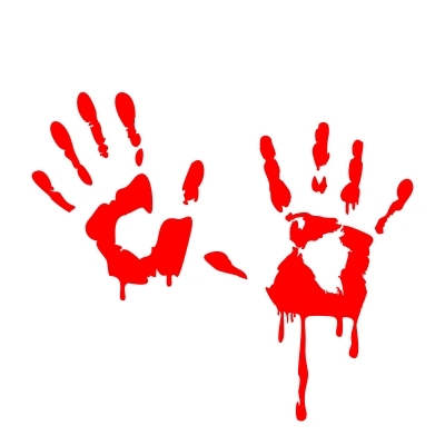 برچسب دست خونی